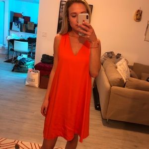 Alice + Olivia Orange Dress
